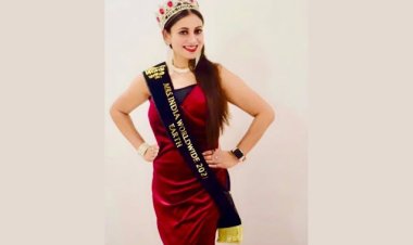 Manjari Priya Gupta wins Haut Monde Mrs India Worldwide Earth 2021