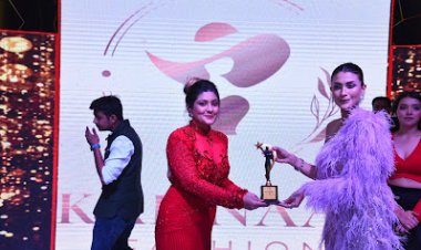 Jaipur's supermodel and actress Harshil Kalia awarded as a Most Promising Face of the Year
