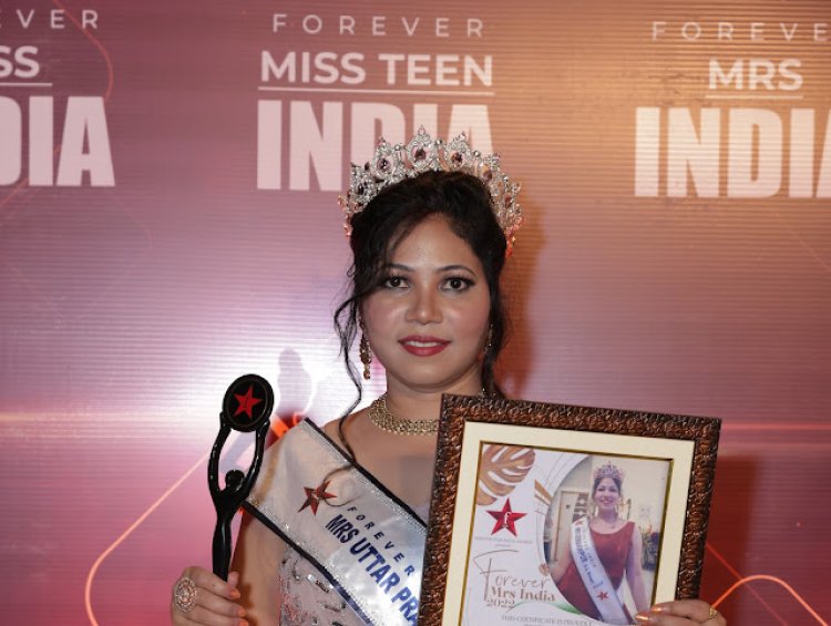 Mrs India 2022 Monika Gupta first runner up from Uttar Pradesh