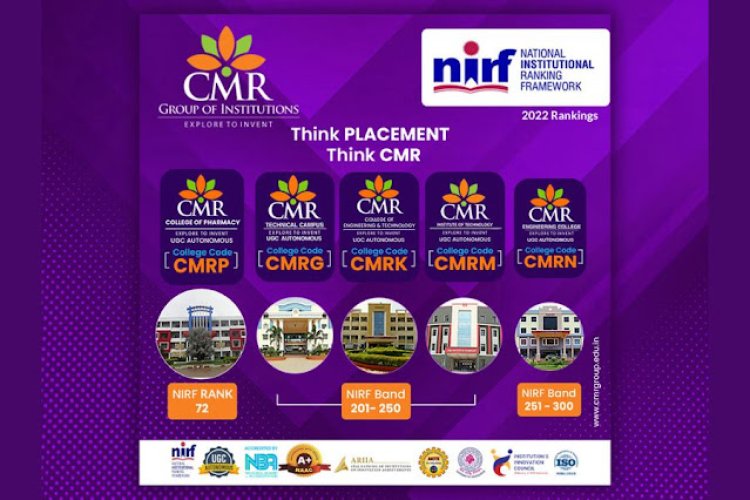 CMR Group of Institutions scores well in NIRF Rankings