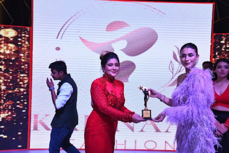 Jaipur's supermodel and actress Harshil Kalia awarded as a Most Promising Face of the Year