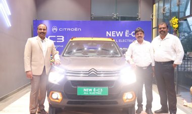 Citroën Launches New Ë-C3 All-Electric: Now Available At La Maison Citroën Visakhapatnam