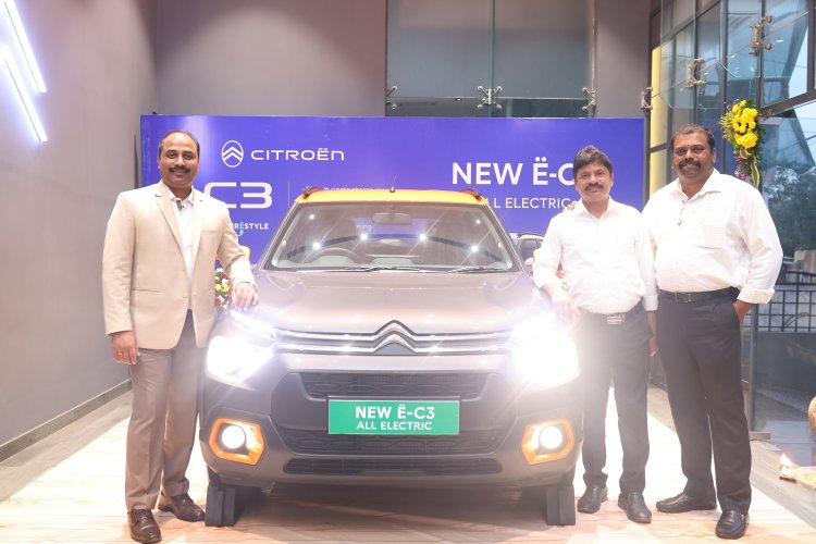 Citroën Launches New Ë-C3 All-Electric: Now Available At La Maison Citroën Visakhapatnam