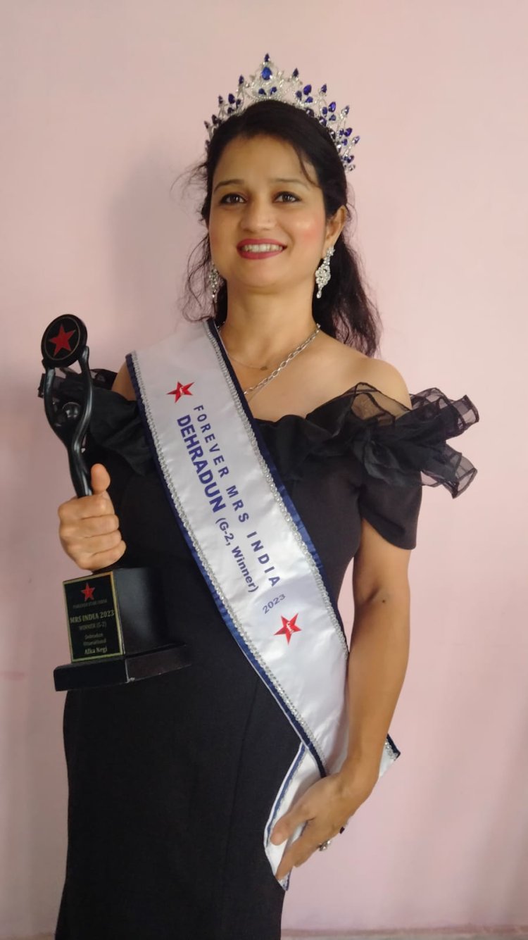 Alka Negi Crowned Mrs. Dehradun 2023 in Forever Mrs. India Pageant; Heads to Grand Finale in Jaipur