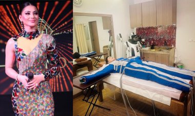 Urvashi Rautela Detoxes with Pressotherapy: A Glimpse into Self-Care in the Spotlight
