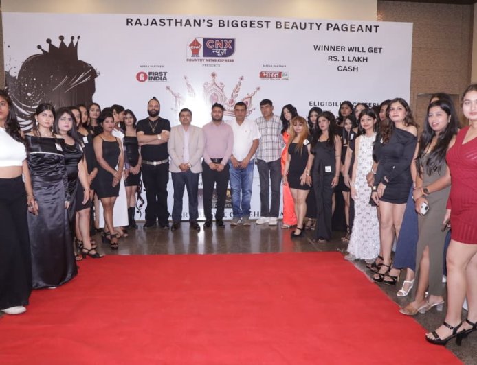500+ Participants Shine at Ajmer Glamour Pageant Auditions
