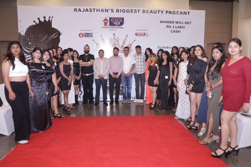 500+ Participants Shine at Ajmer Glamour Pageant Auditions
